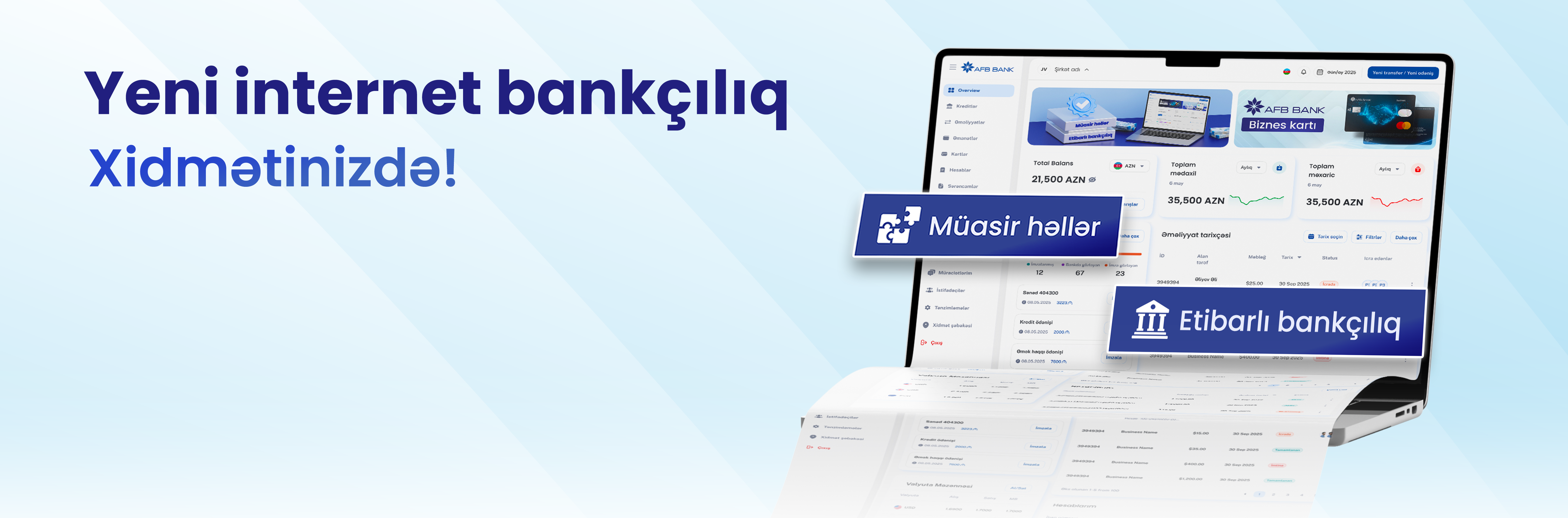 Biznes üçün İnternet Bankçılıq